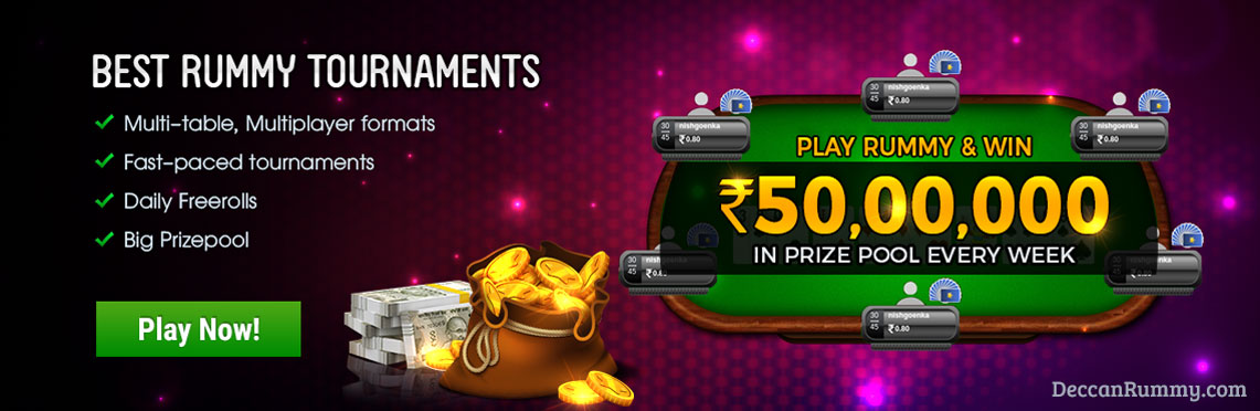 Online Rummy tournaments