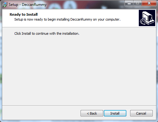 setup Deccanrummy ready to install