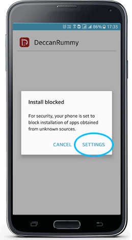 Deccan Rummy Mobile | Settings