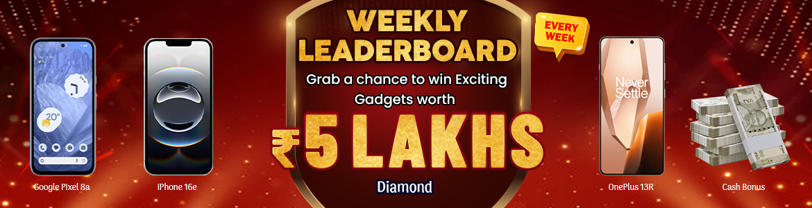 Weekly leaderboard