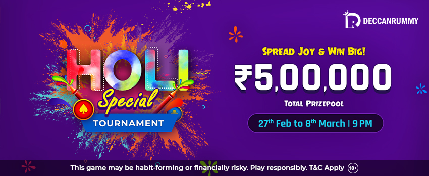 Holi Special Rummy Tourney